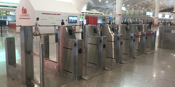 寧夏機場人證合一檢票系統案例