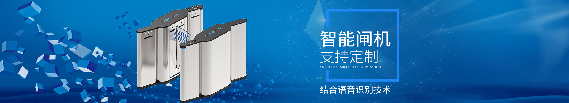 德寶翼閘--語音識別技術結合的智能閘機，支持定制